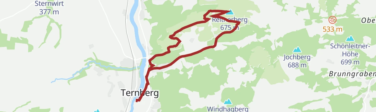 Route map: Reitnerberg Rundweg